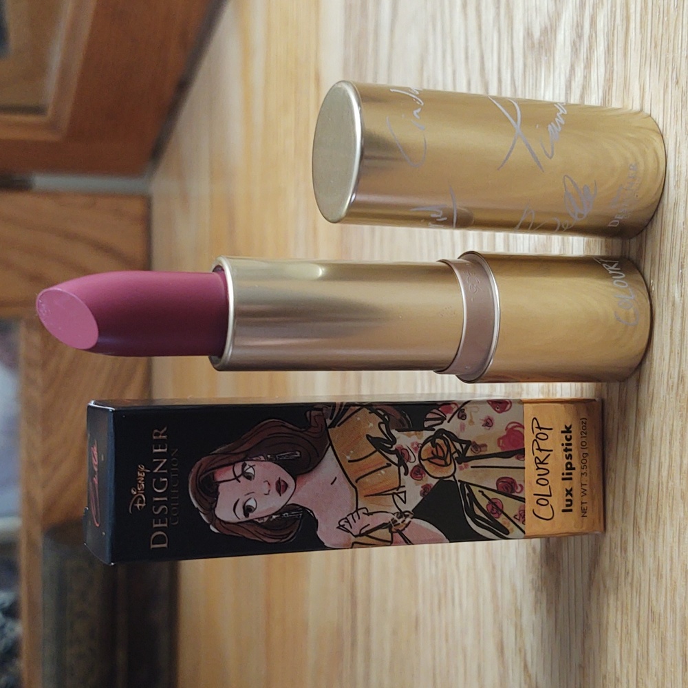 colourpop  Disney Designer Collection lux lipstick  Belle